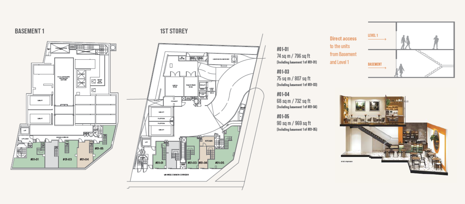 Shoppes @ Ascent 456 20240925 Bedroom Floor Plan 1
